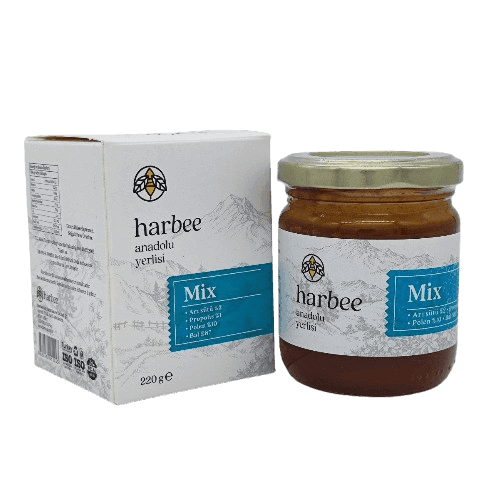 Har-Bee Mix | Bal - Propolis - Arı Sütü - Polen Karışımı