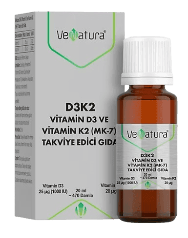 VENATURA- D3K2 Damla 20 ml
